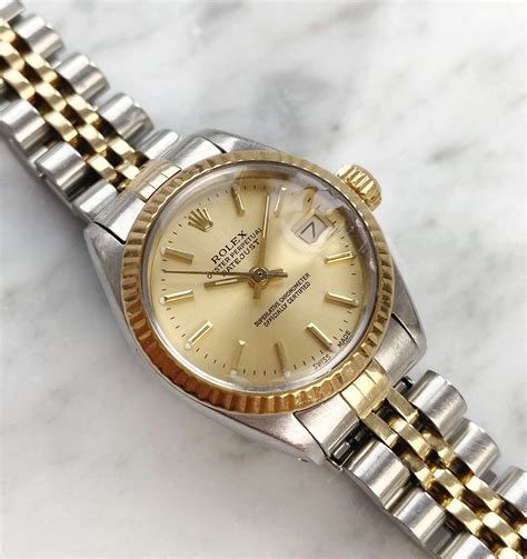 damen rolex datejust stahl gold|gold Rolex Datejust for sale.